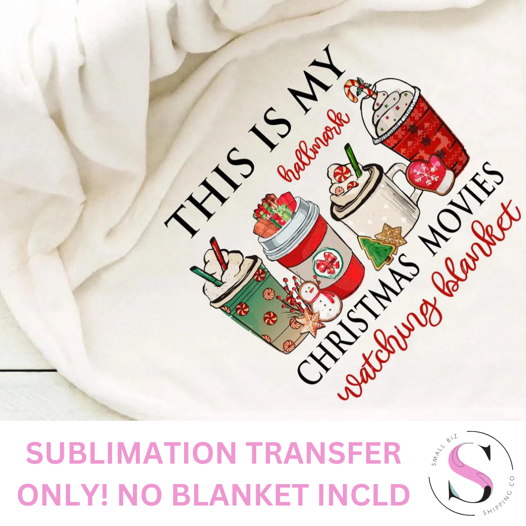 Christmas hallmark blanket sale