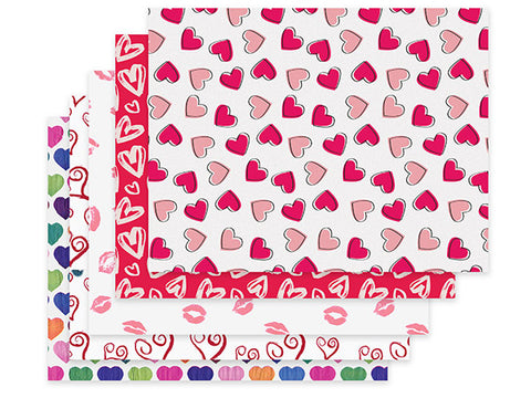 20x30" Tissue Paper - Valentine's Day Assortment