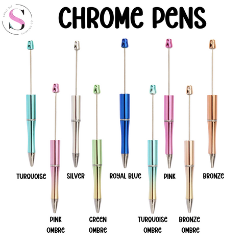 Chrome Beadable Pens