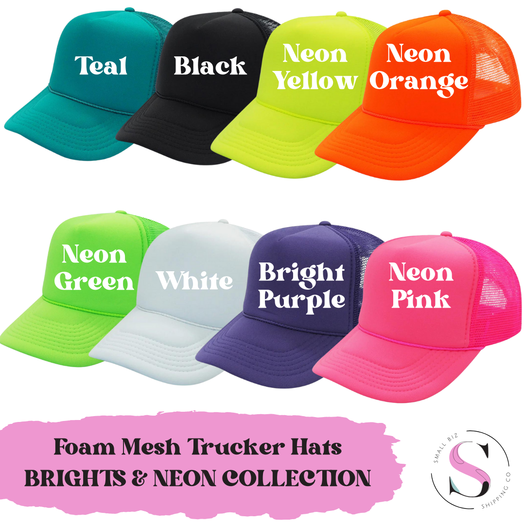 Fluorescent trucker hats online