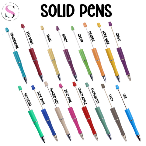 Solid Beadable Pens