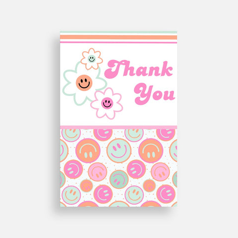 Happy Daze Thank You Cards Insert Cards