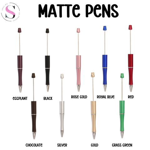 Matte Solid Colored Pens