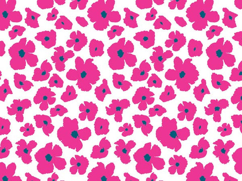20x30" Tissue Paper - Pink Poppies