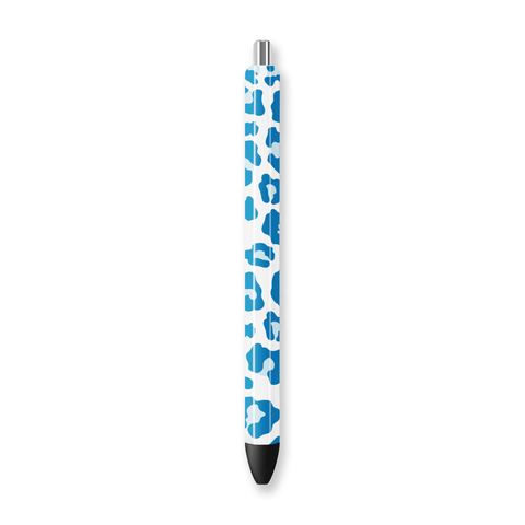 Blue Leopard - UV DTF Pen Wrap