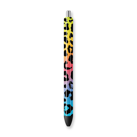 Rainbow Leopard - UV DTF Pen Wrap