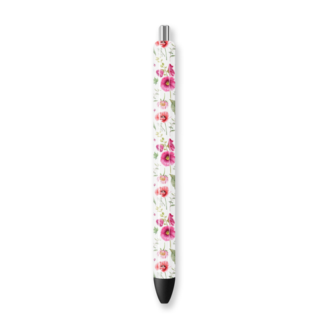 Pink Flowers - UV DTF Pen Wrap