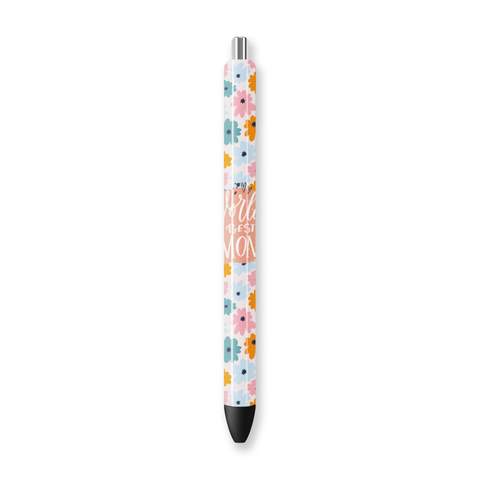 Worlds Best Mom - UV DTF Pen Wrap