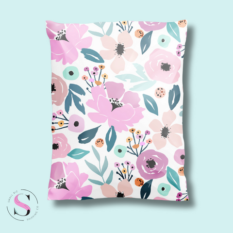 10x13" Poly Mailer - Mermaid Floral