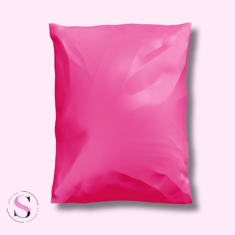 6 x 9" Poly Mailer - Hot Pink Solid