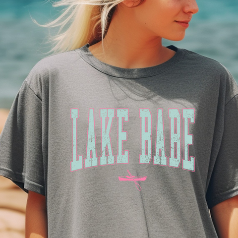 Lake Babe - Thin Matte Clear Film Transfer