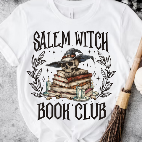 Salem Witch Book Club - DTF Full Color Transfer