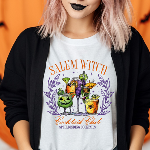 Salem Witch Cocktail Club - DTF Full Color Transfer