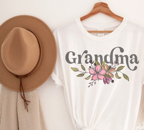 Grandma Floral - Sublimation T-Shirt Transfer