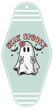 Stay Spooky - UV DTF Motel Keychain Decal