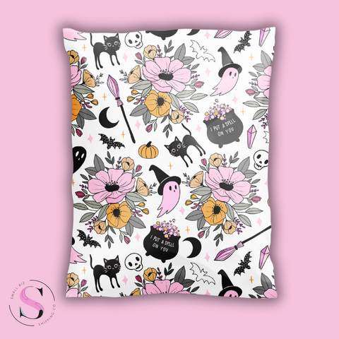 10x13" Poly Mailer - Pink Halloween Mailers
