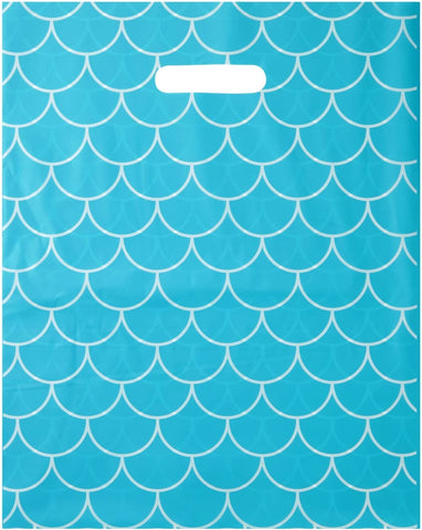 12x15" Mermaid Merchandise Bags - Teal