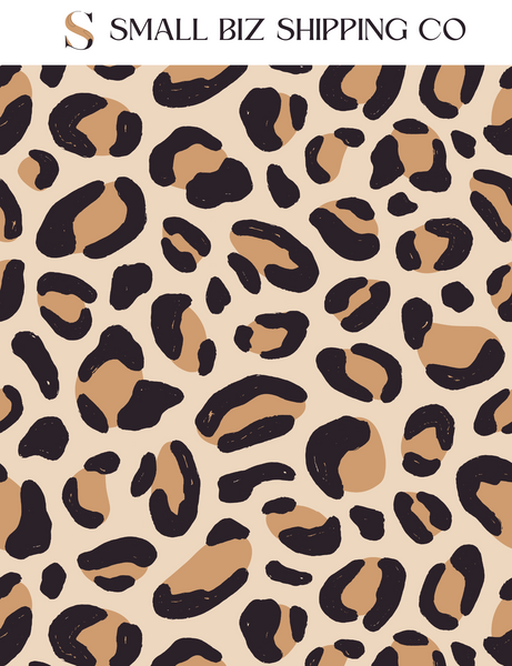 14.5x19" Poly Mailer - Boho Leopard