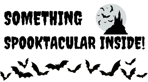 Something Spooktacular Inside | 2.25"x1.25" Shipping Stickers