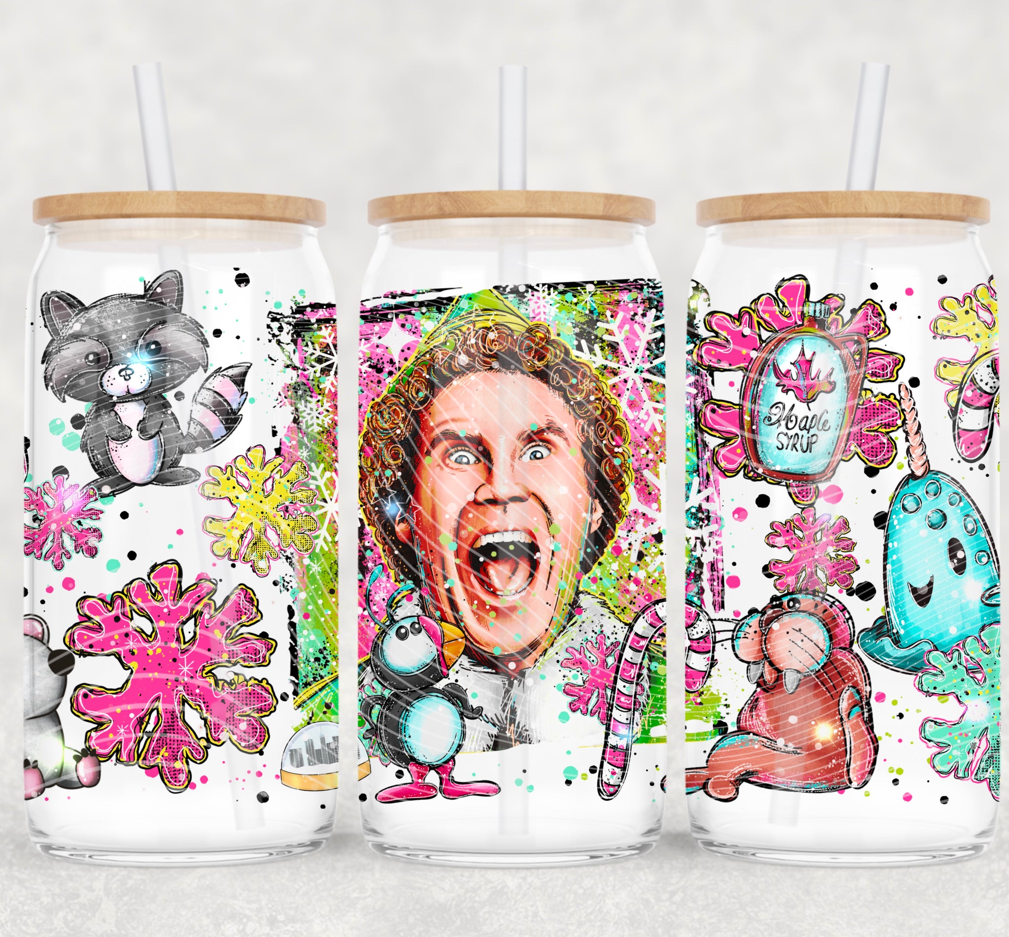 16oz UV DTF Wrap - Bright Buddy