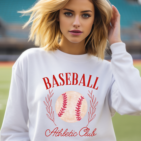 Baseball Athletic Club - DTF Full Color TShirt Transfer