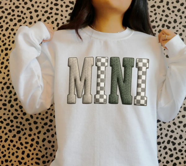 DTF Full Color TShirt Transfer - Faux Crochet Names (You Pick!)