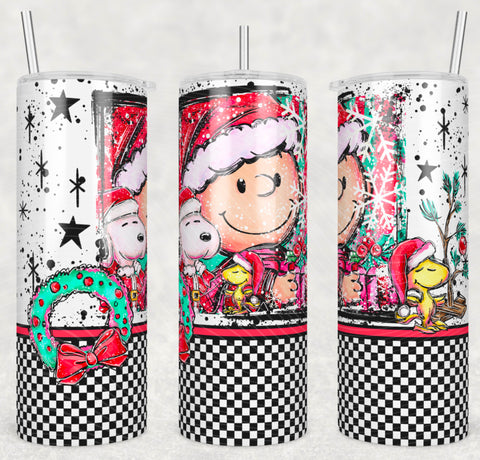Skinny Tumbler Sublimation Wrap - Christmas Charlie
