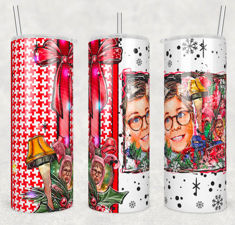 Skinny Tumbler Sublimation Wrap - Ralphie