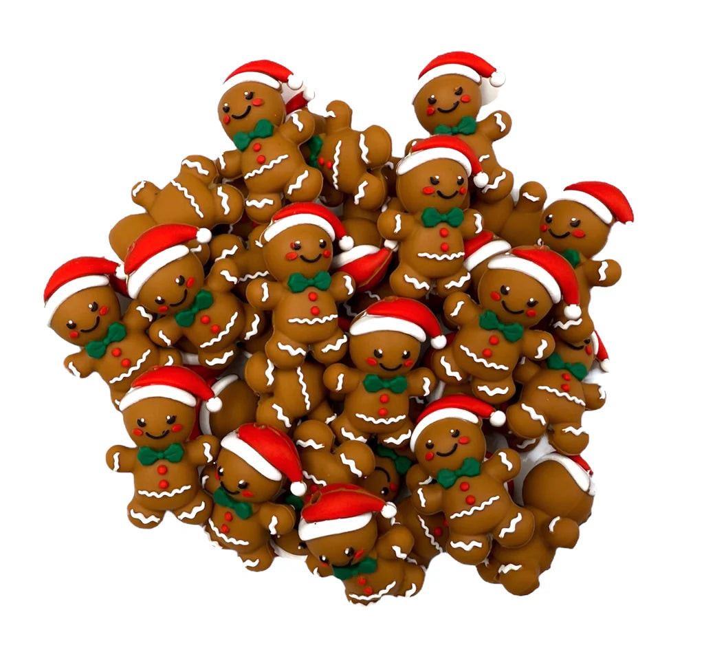 Silicone Focal - 3D Sitting Gingerbread