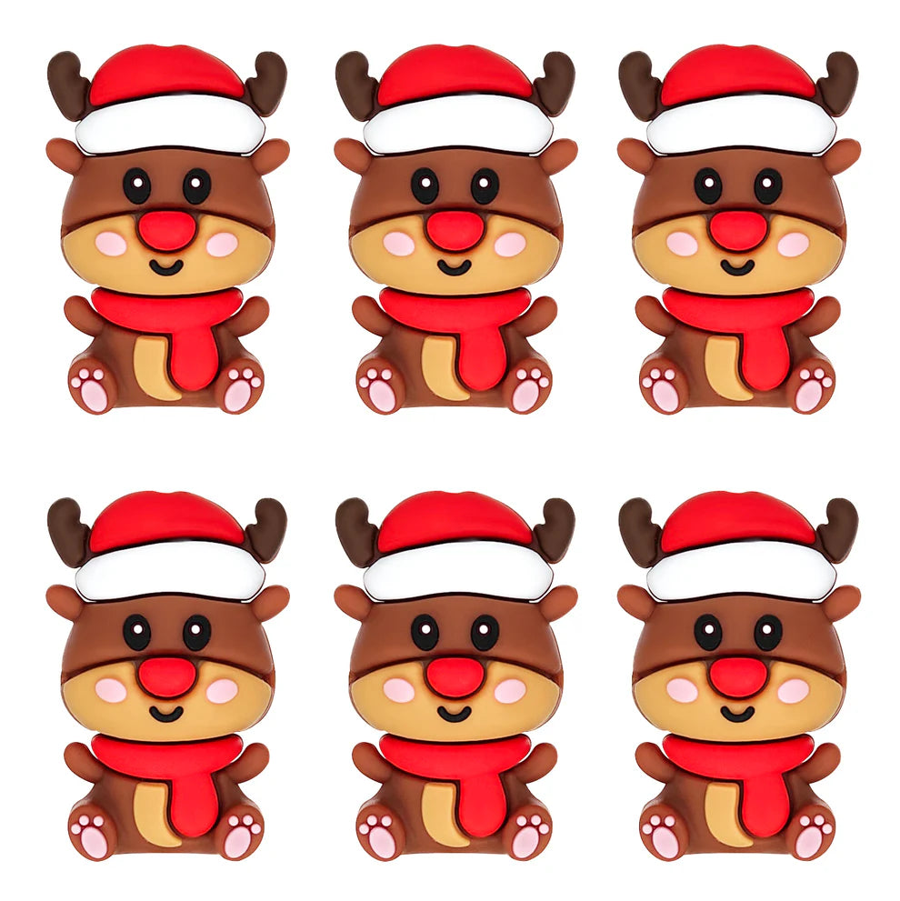 Silicone Focal - 3D Deer Dark Brown