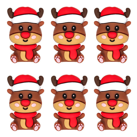 Silicone Focal - 3D Deer Dark Brown