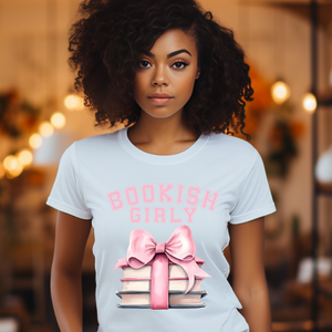 Bookish Girly - DTF Full Color TShirt Transfer