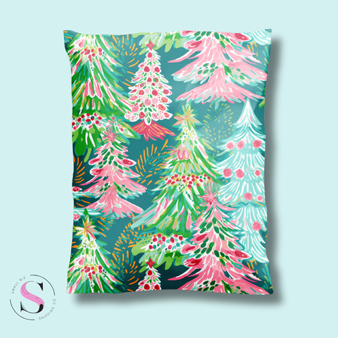 10x13" Poly Mailer - Neon Forest