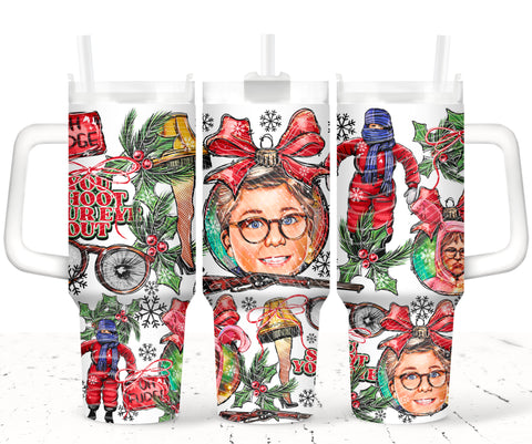 40oz UV DTF Wrap - Full Top & Bottom - Ralphie