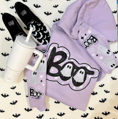 DTF Full Color Transfer - Boo FREE SLEEVES