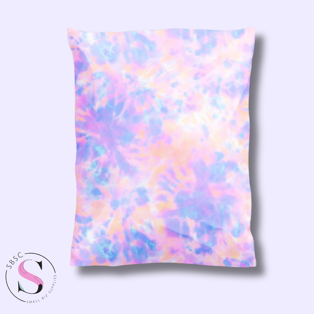 10x13" Poly Mailer - Cool Ice Dye