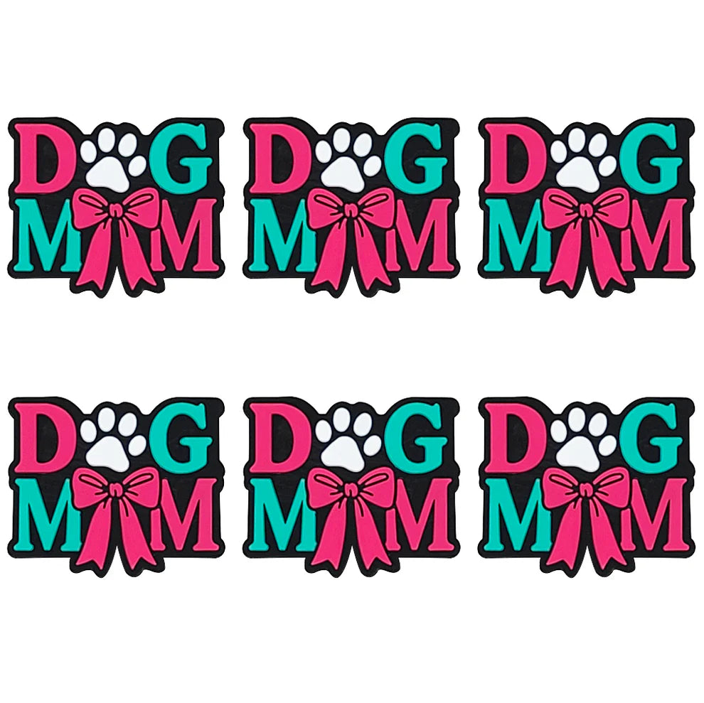 Silicone Focal - Bow Dog Mom