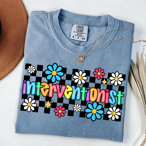 DTF Full Color TShirt Transfer - Bright Interventionist