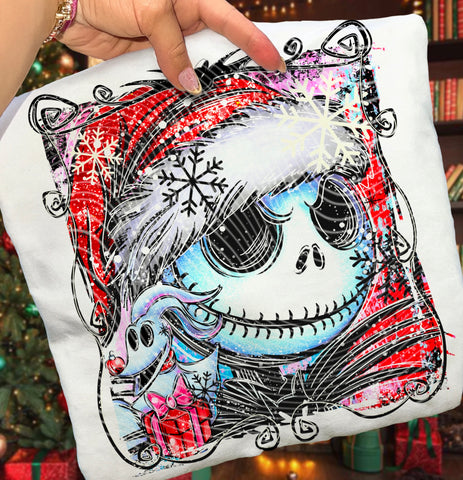 DTF Full Color TShirt Transfer - Bright Painted Nightmare