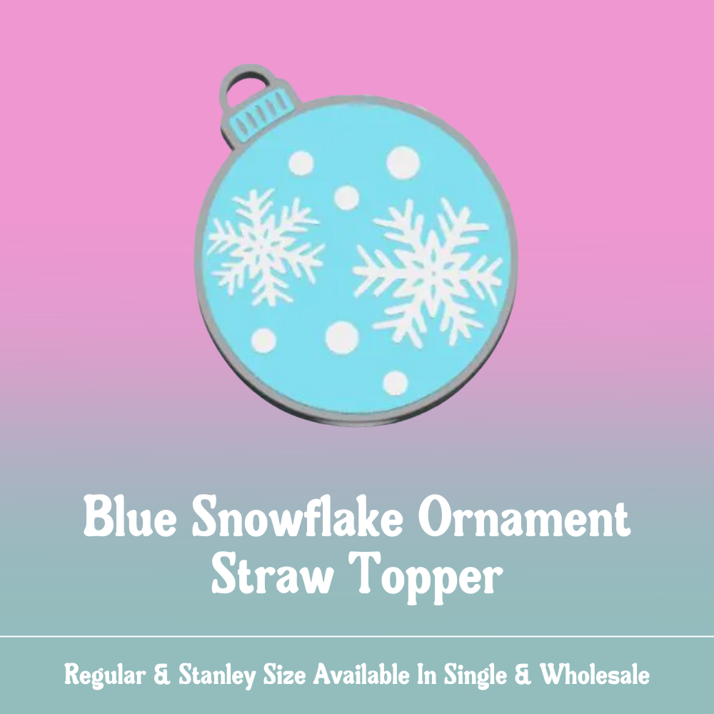 Blue Snowflake Ornament