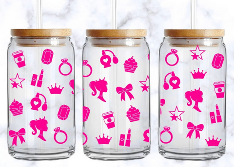 16oz UV DTF Wrap - Bar B Doll