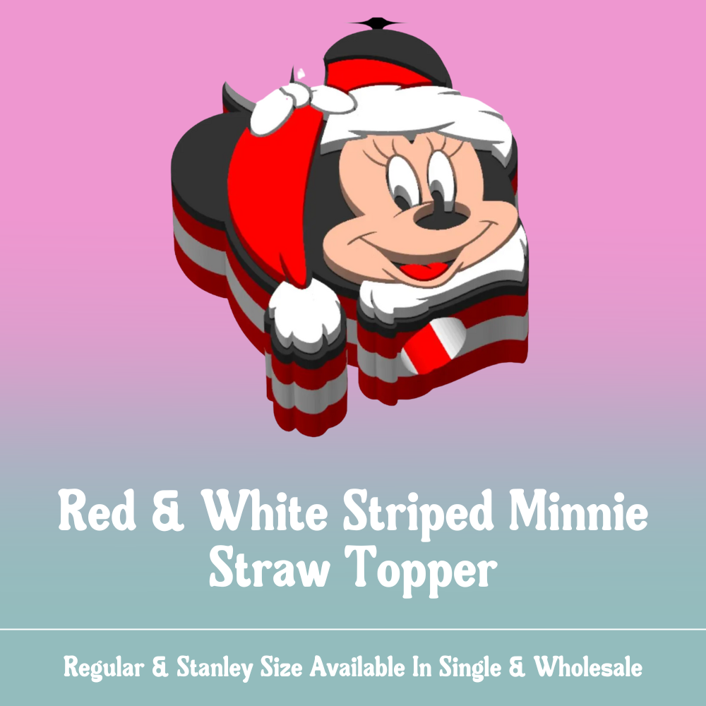 Red & White Striped Minnie