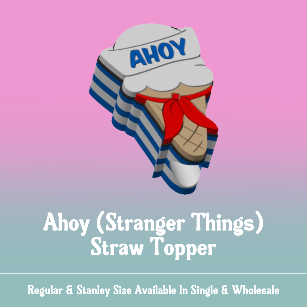 Straw Topper - Ahoy