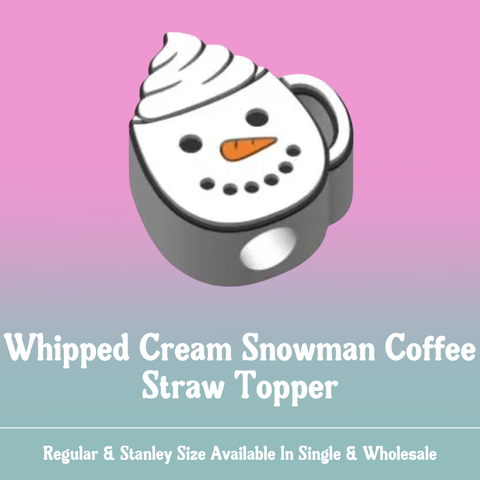 Whipped Cream Snowman Coffee