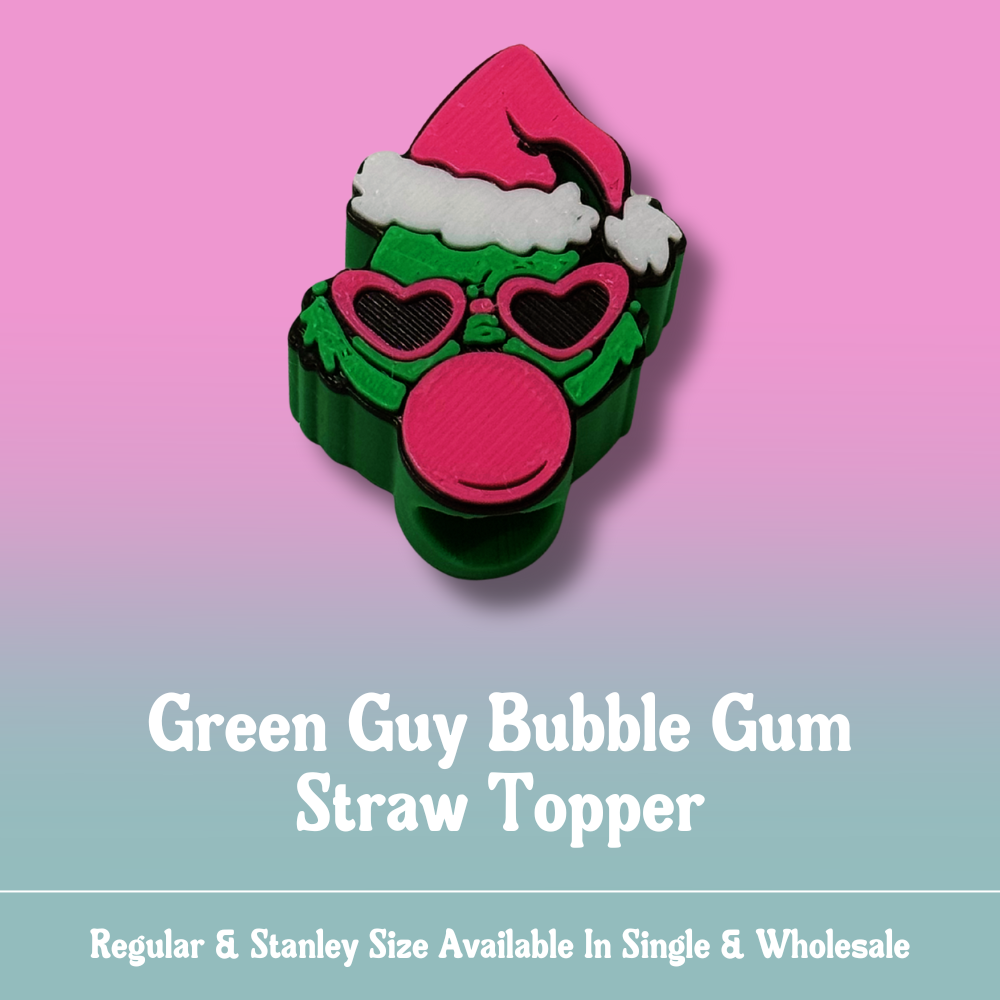 Green Guy Pink Bubblegum