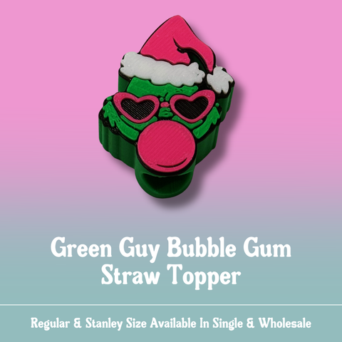 Green Guy Pink Bubblegum