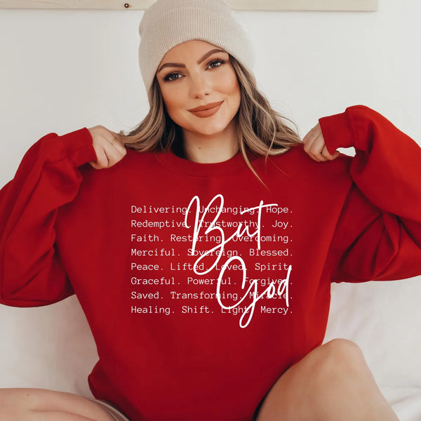 DTF Full Color TShirt Transfer - But God - (Black or White)