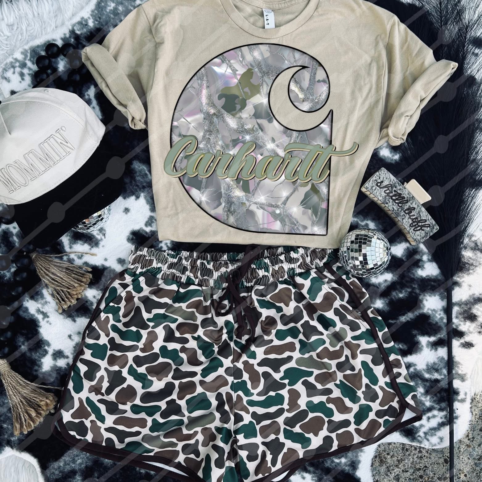 DTF Full Color TShirt Transfer - Camo CH