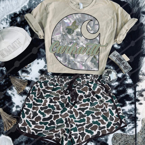 DTF Full Color TShirt Transfer - Camo CH