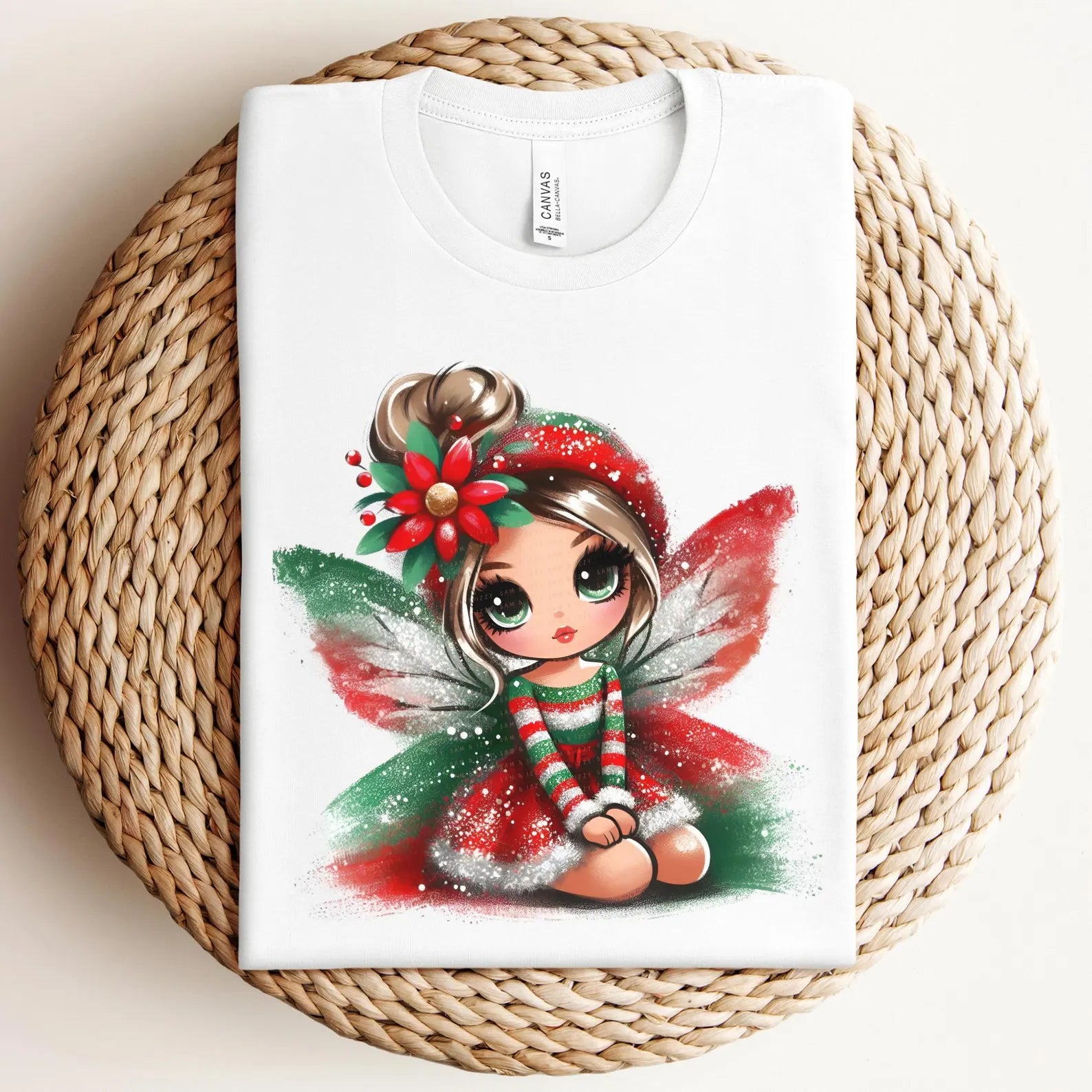 DTF Full Color TShirt Transfer - Christmas Fairy